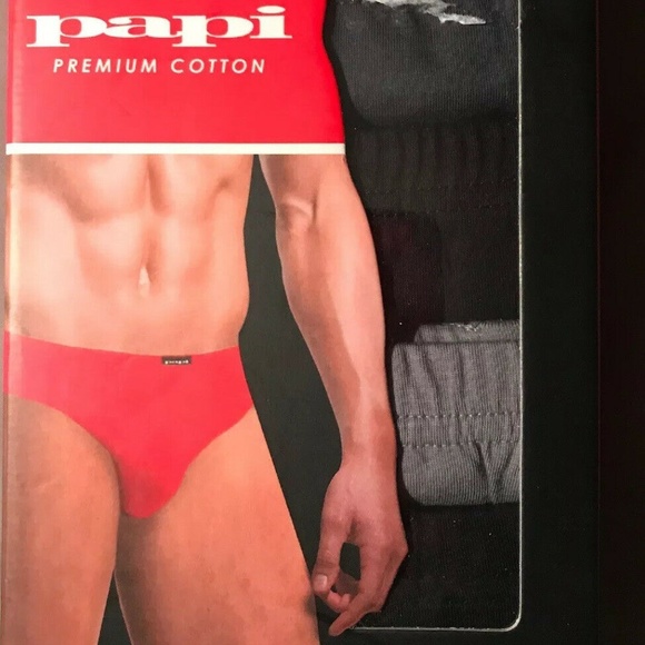 5 PR LOW RISE BRIEFS PAPI PREMIUM COTTON SMALL - Picture 3 of 6